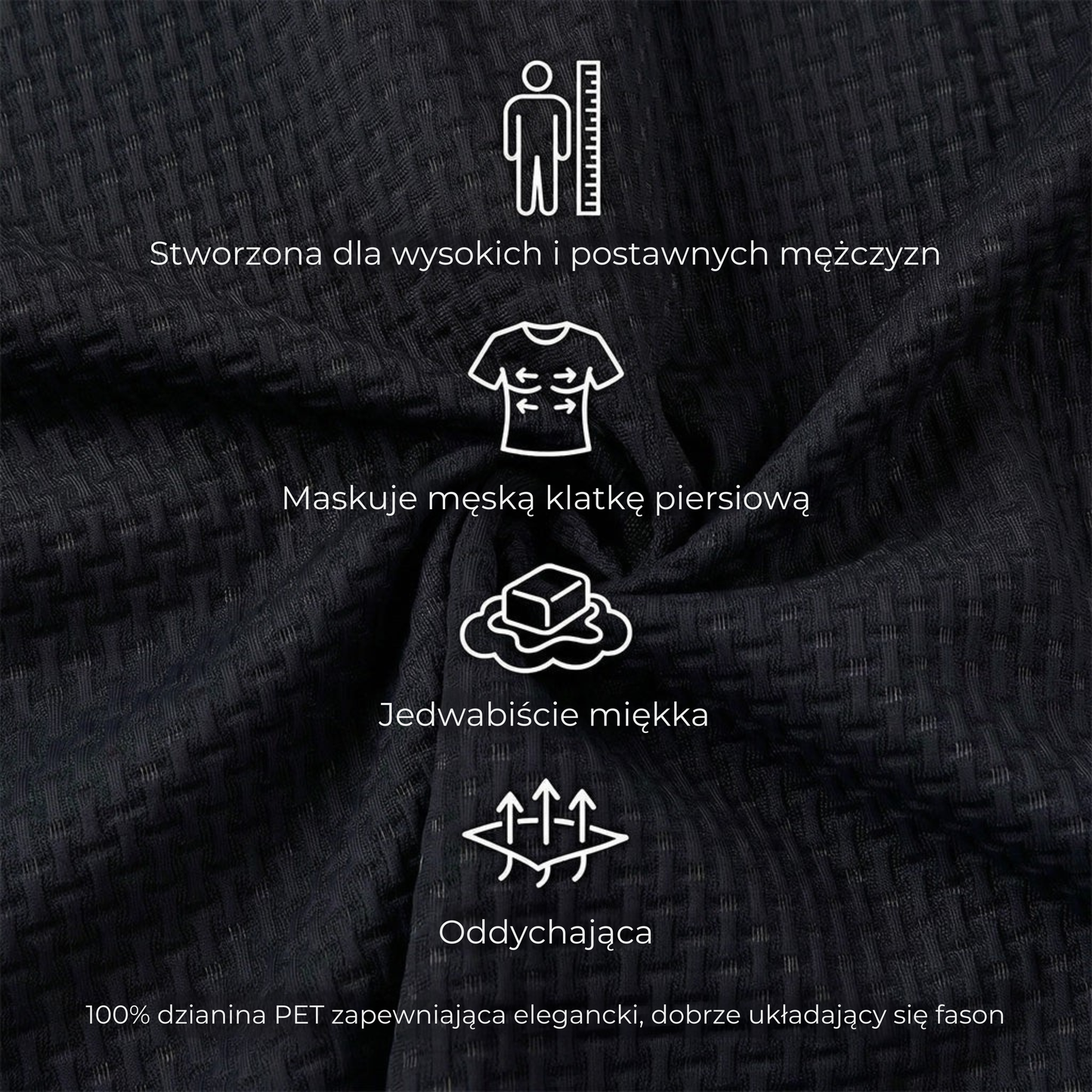 Korvin – Męska ultracienka koszulka polo